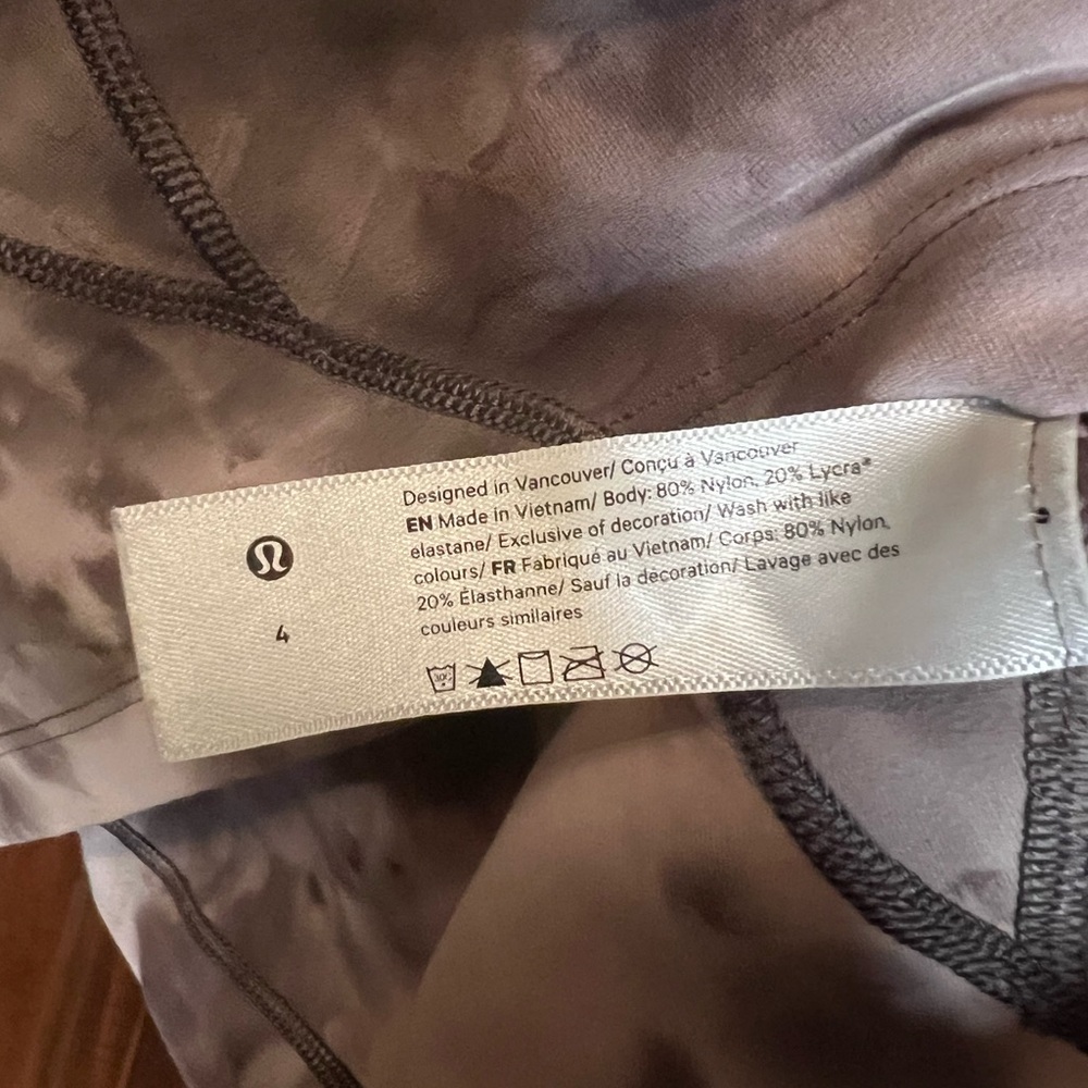 lululemon athletica Black and Gray Bodysuit - Picture 2 of 7
